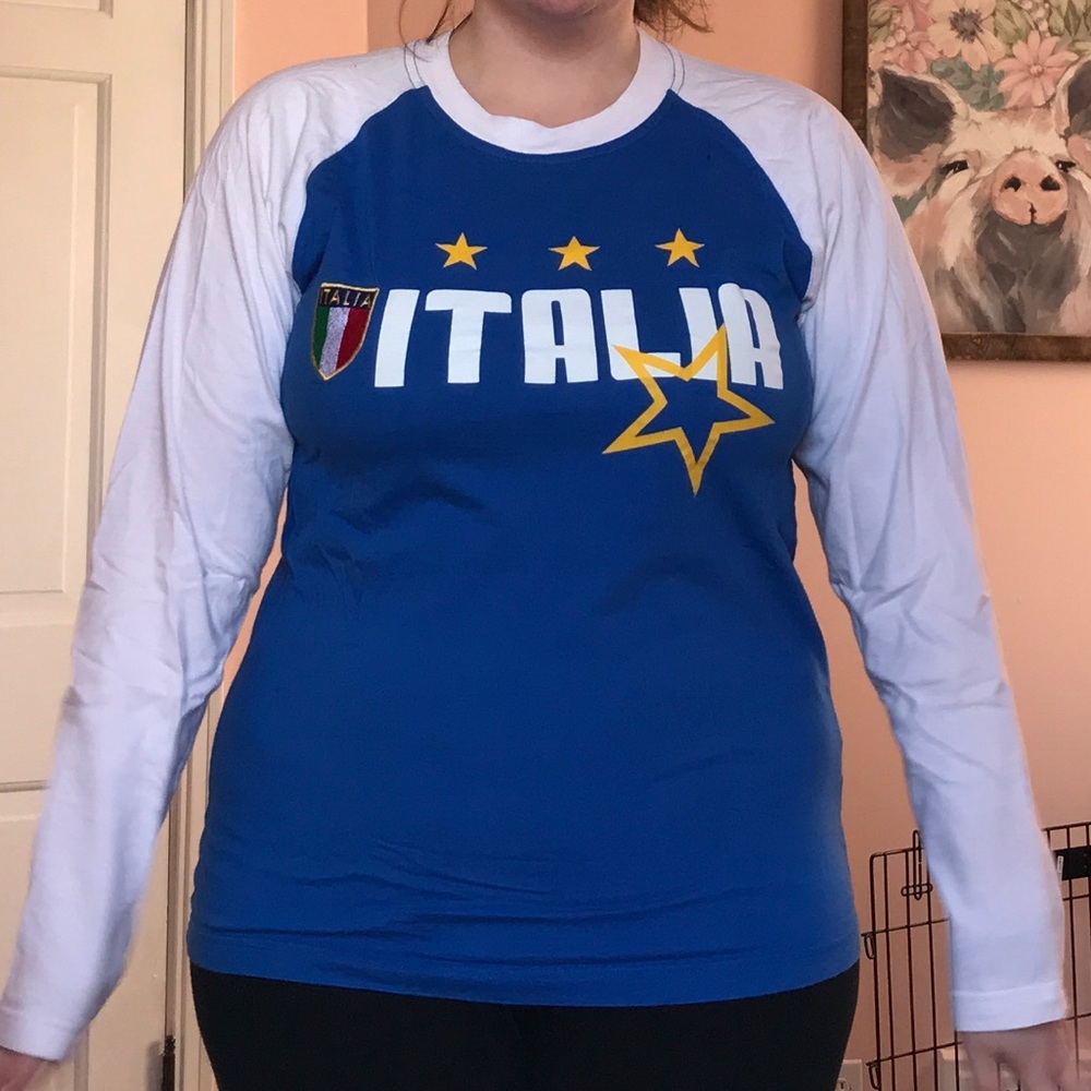 Italia shirt long sleeve tee